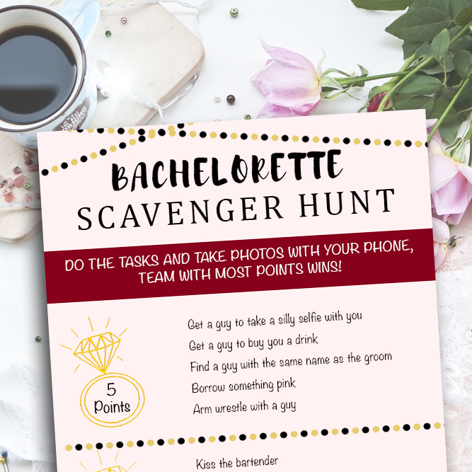 Bachelorette Scavenger Hunt Ola Memoirs