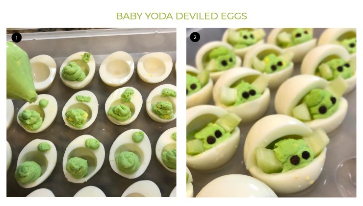 baby yoda deviled eggs