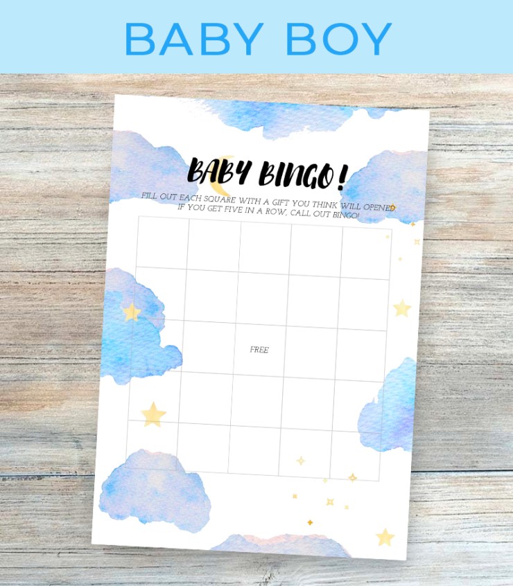 Boy BABY SHOWER Games